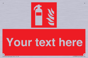 Custom Fire extinguisher Sign